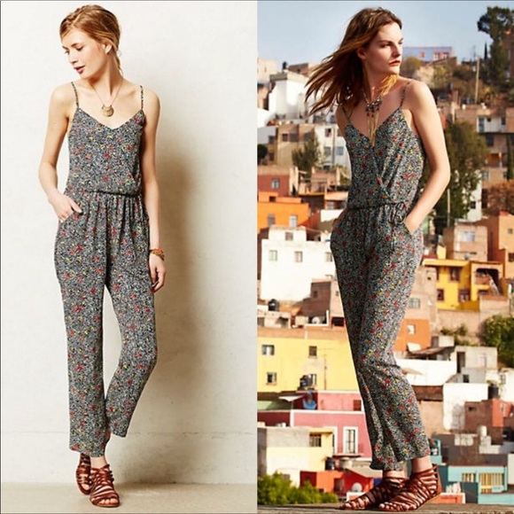 elevenses Pants - Anthro Elevenses Peonia jumper black white floral